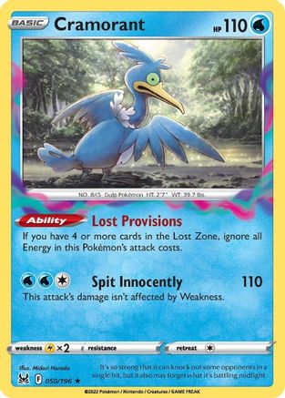 Cramorant 50/196 - [SWSH11 Lost Origin]