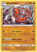 Rhyperior 91/196 - [SWSH11 Lost Origin] Reverse Holofoil