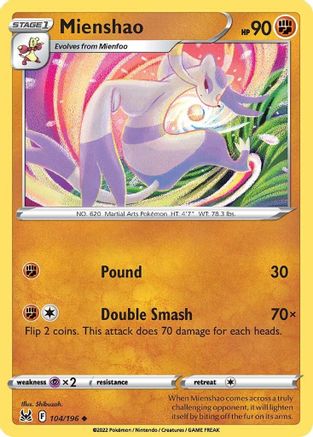 Mienshao 104/196 - [SWSH11 Lost Origin]