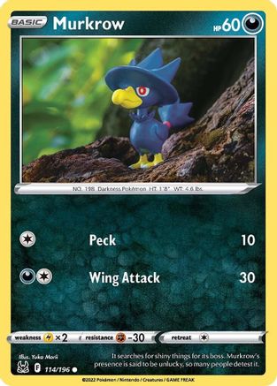 Murkrow 114/196 - [SWSH11 Lost Origin]