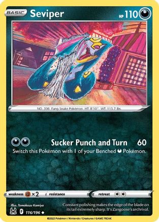 Seviper 116/196 - [SWSH11 Lost Origin]