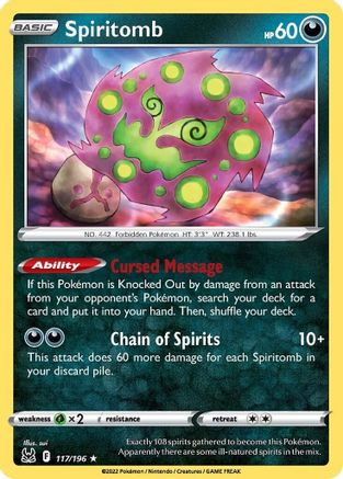 Spiritomb 117/196 - [SWSH11 Lost Origin]