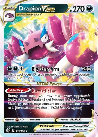 Drapion VSTAR 119/196 - [SWSH11 Lost Origin] Holofoil