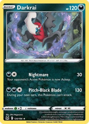 Darkrai 120/196 - [SWSH11 Lost Origin] Reverse Holofoil