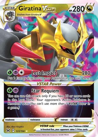 Giratina VSTAR 131/196 - [SWSH11 Lost Origin] Holofoil