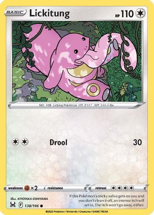 Lickitung 138/196 - [SWSH11 Lost Origin] Reverse Holofoil