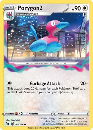 Porygon2 141/196 - [SWSH11 Lost Origin]