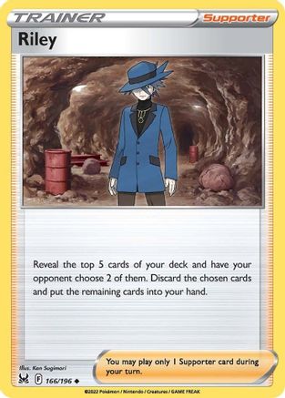 Riley 166/196 - [SWSH11 Lost Origin] Reverse Holofoil