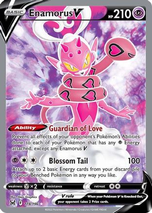 Enamorus V (Full Art) 178/196 - [SWSH11 Lost Origin] Holofoil
