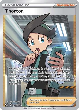 Thorton (Full Art) 195/196 - [SWSH11 Lost Origin] Holofoil
