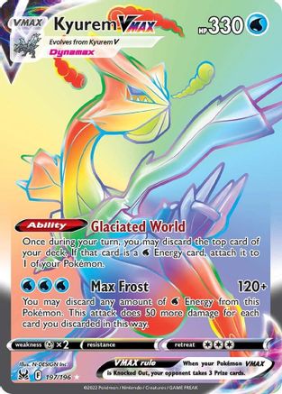 Kyurem VMAX (Secret) 197/196 - [SWSH11 Lost Origin] Holofoil