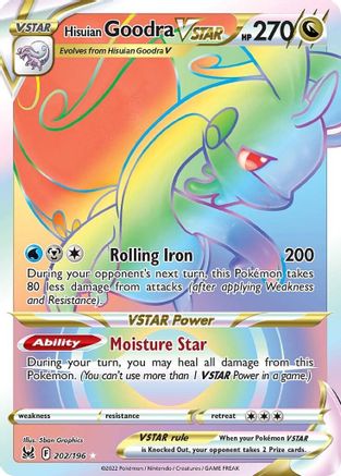 Hisuian Goodra VSTAR (Secret) 202/196 - [SWSH11 Lost Origin] Holofoil