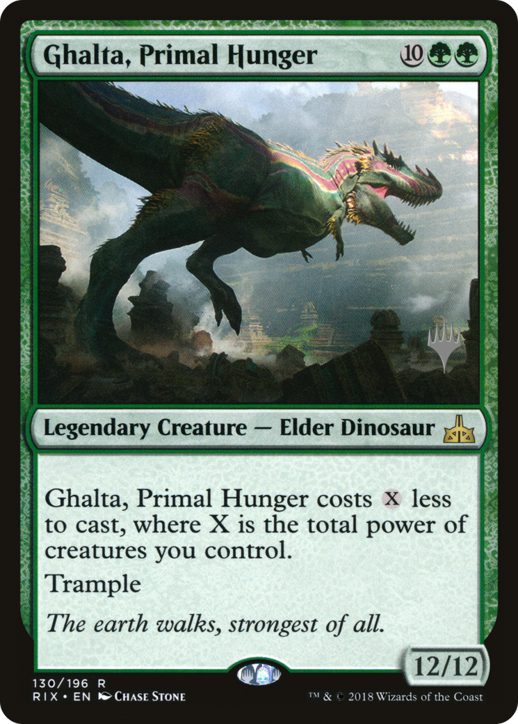 Ghalta, Primal Hunger (PPM20-130P) [Rivals of Ixalan Promos]