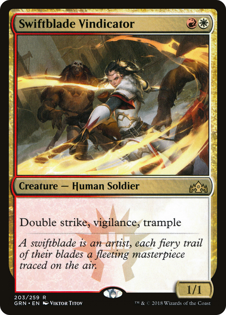 Swiftblade Vindicator (GRN-203) [Guilds of Ravnica]