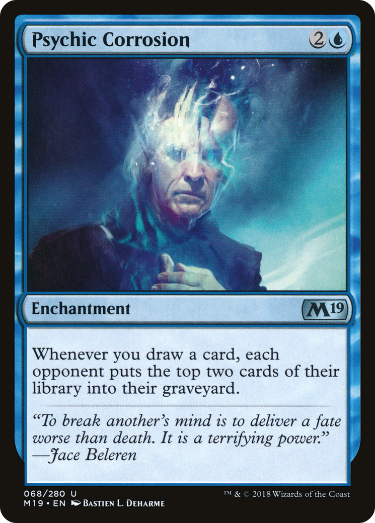 Psychic Corrosion (M19-068) [Core Set 2019] Foil