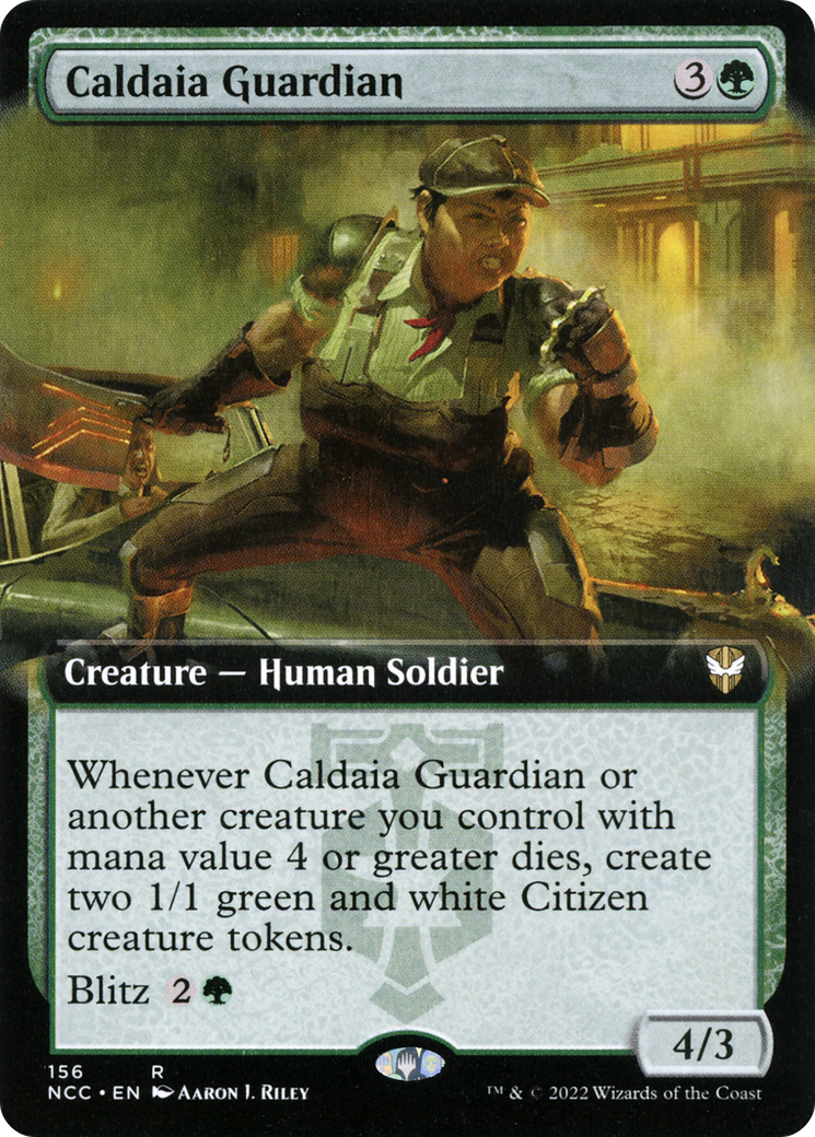 Caldaia Guardian (Extended Art) (NCC-156) [New Capenna Commander]