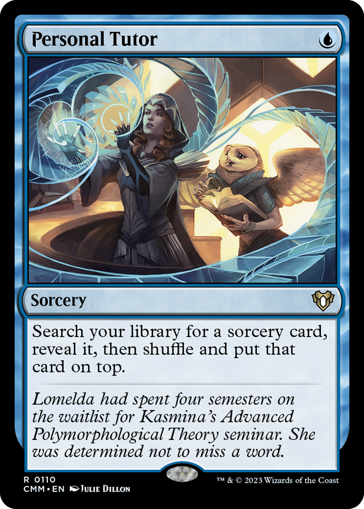 Personal Tutor (CMM-110) [Commander Masters] Foil