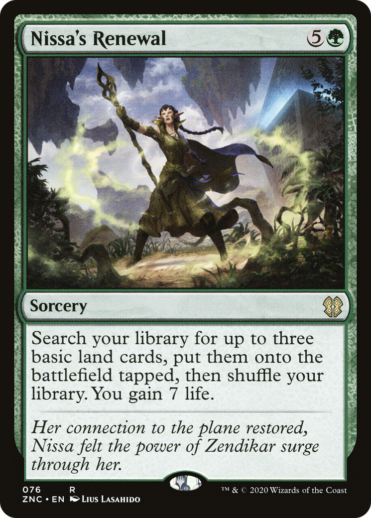Nissa's Renewal (ZNC-076) [Zendikar Rising Commander]