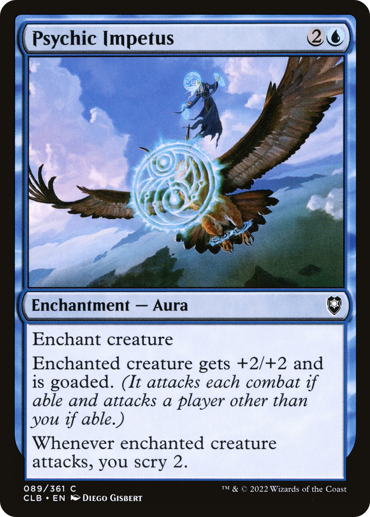 Psychic Impetus (CLB-089) [Commander Legends: Battle for Baldur's Gate] Foil
