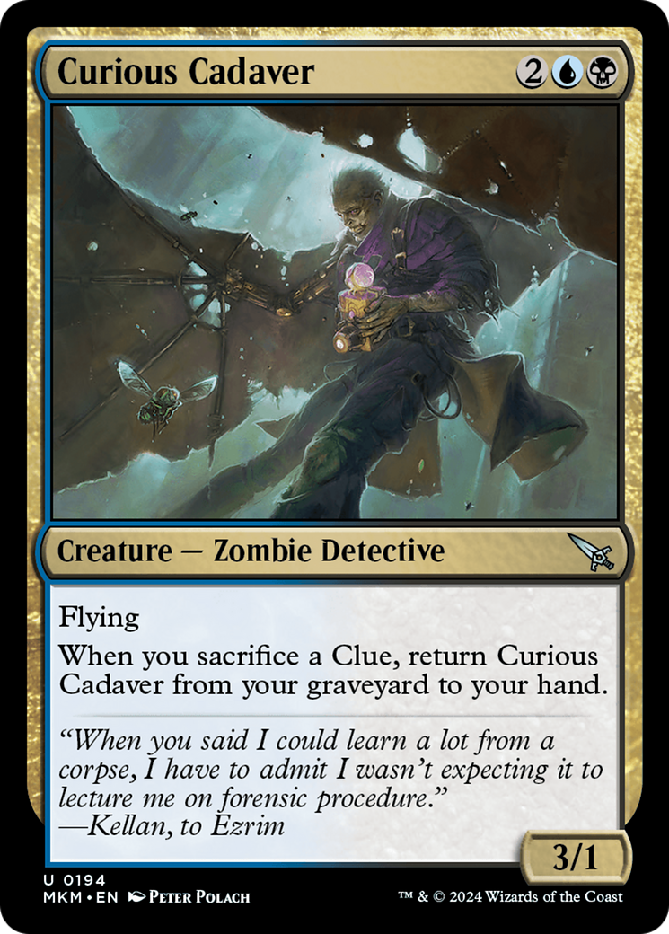 Curious Cadaver (MKM-194) [Murders at Karlov Manor] Foil