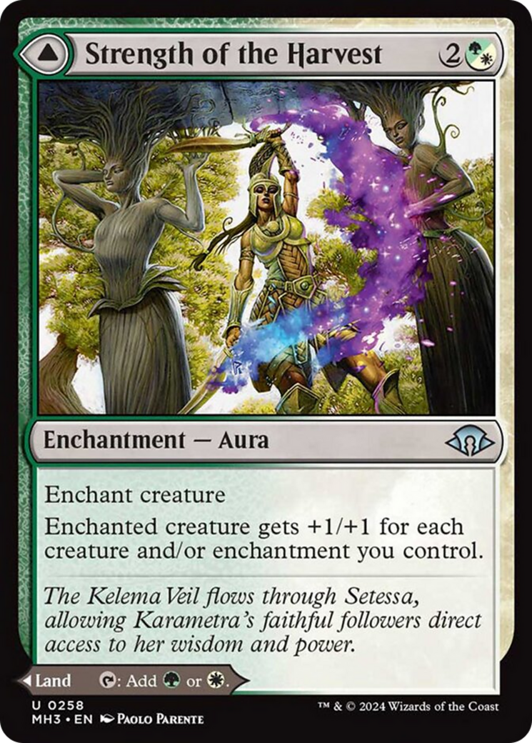Strength of the Harvest // Haven of the Harvest (MH3-258) [Modern Horizons 3] Foil