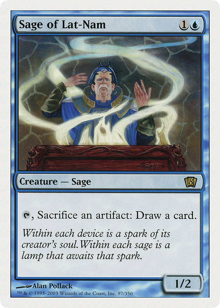 Sage of Lat-Nam (8ED-097) [8th Edition] Foil