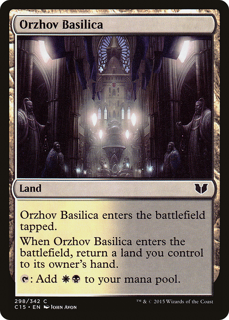 Orzhov Basilica (C15-298) [Commander 2015]