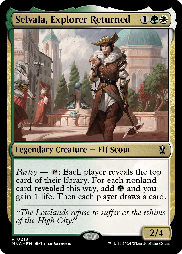 Selvala, Explorer Returned (MKC-218) [Murders at Karlov Manor Commander]