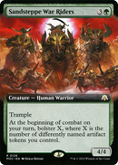 Sandsteppe War Riders (MOC-126) [March of the Machine Commander]: (Extended Art) Foil