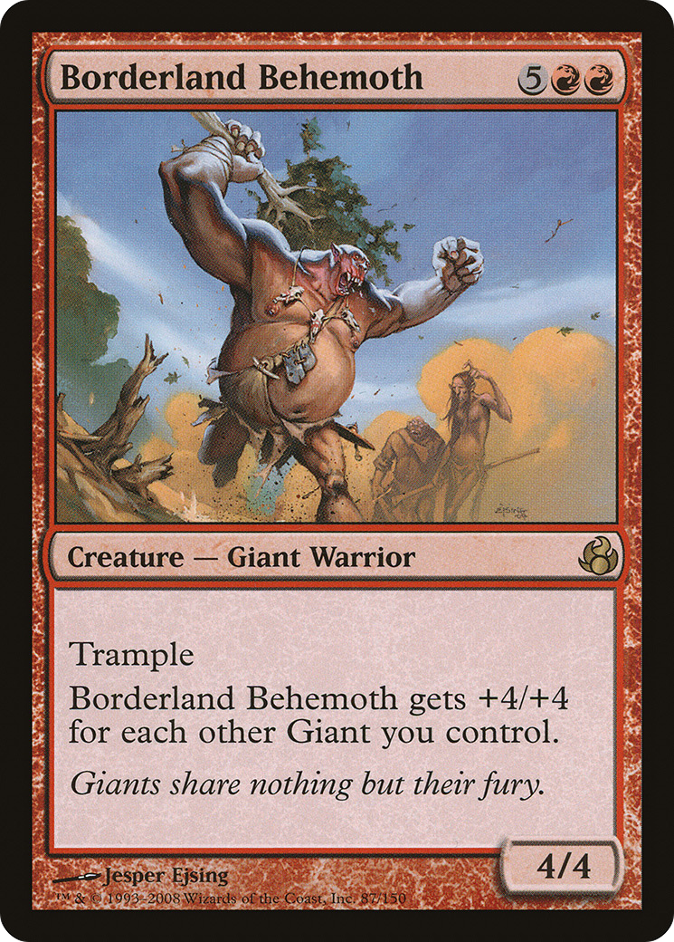 Borderland Behemoth (MOR-087) [Morningtide] Foil