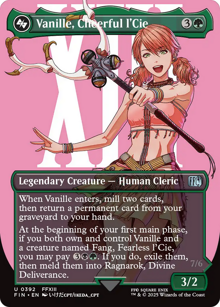 Vanille, Cheerful l'Cie (Borderless) (FIN-392) [FINAL FANTASY] (Borderless)