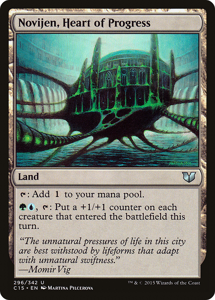 Novijen, Heart of Progress (C15-296) [Commander 2015]