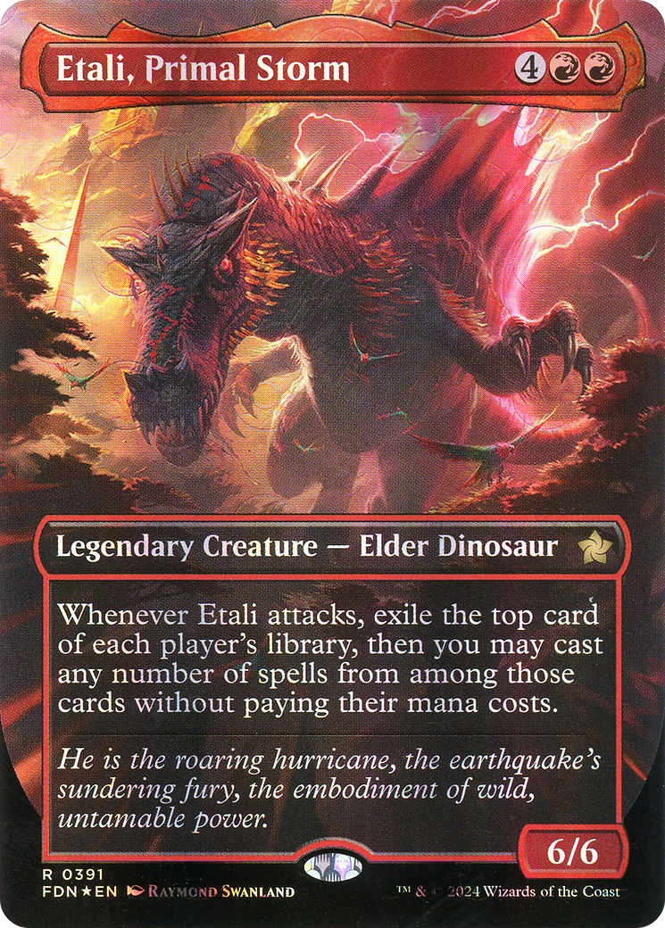 Etali, Primal Storm (FDN-391) [Foundations] (Borderless) Foil