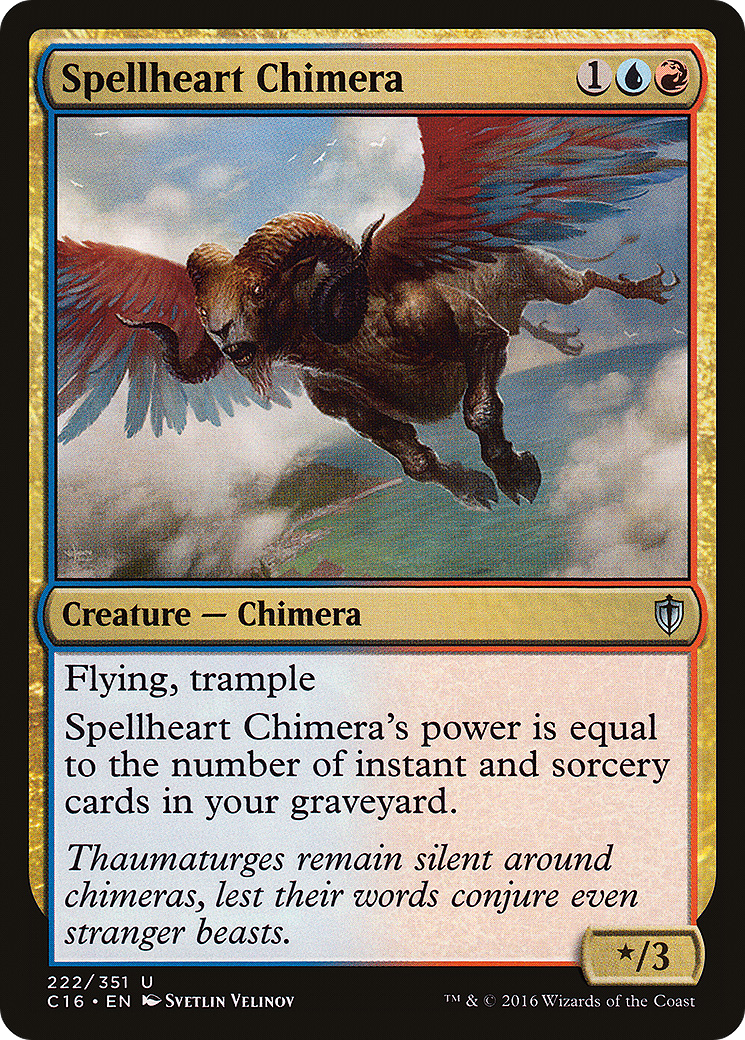 Spellheart Chimera (C16-222) [Commander 2016]