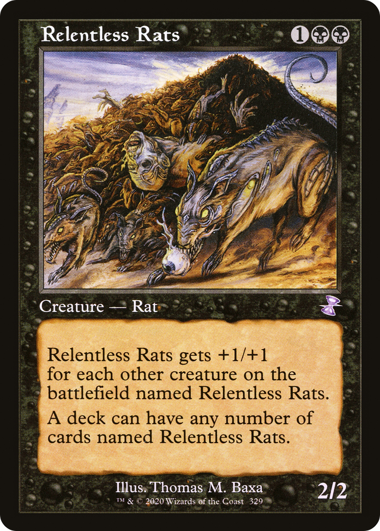 Relentless Rats (TSR-329) [Time Spiral Remastered]