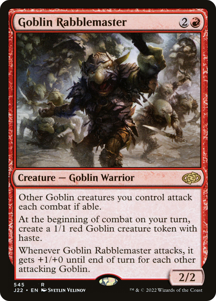 Goblin Rabblemaster (J22-545) [Jumpstart 2022]