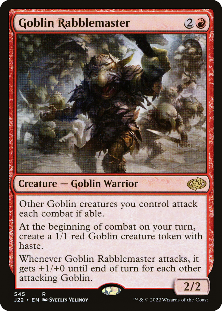 Goblin Rabblemaster (J22-545) [Jumpstart 2022]