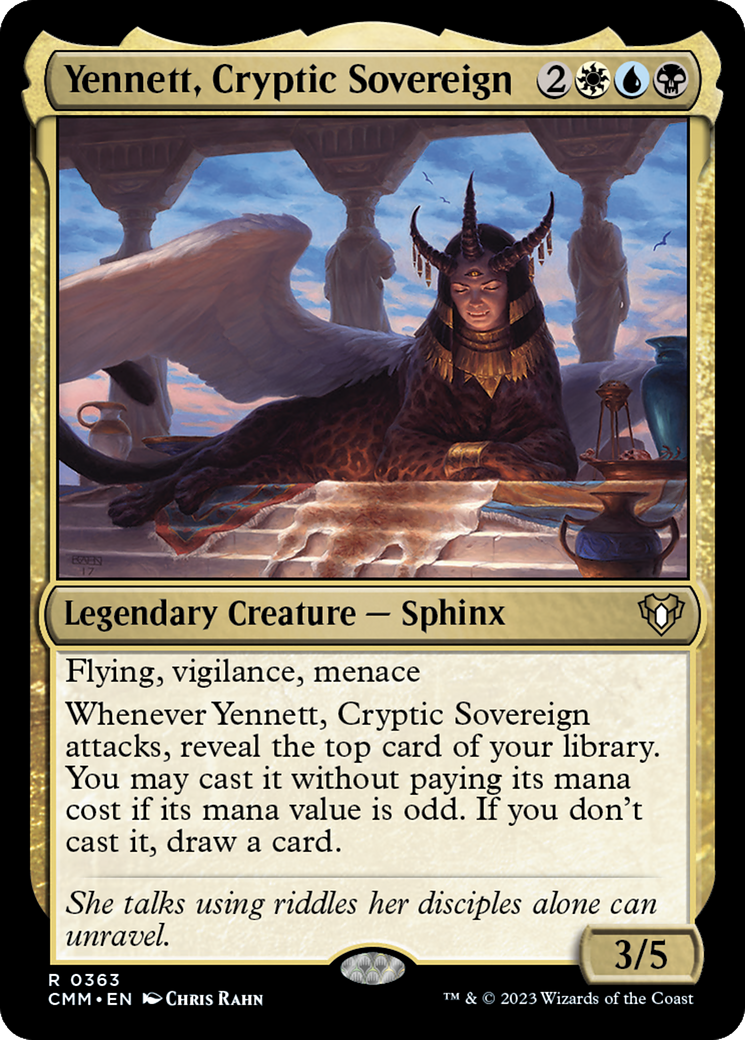 Yennett, Cryptic Sovereign (CMM-363) [Commander Masters]