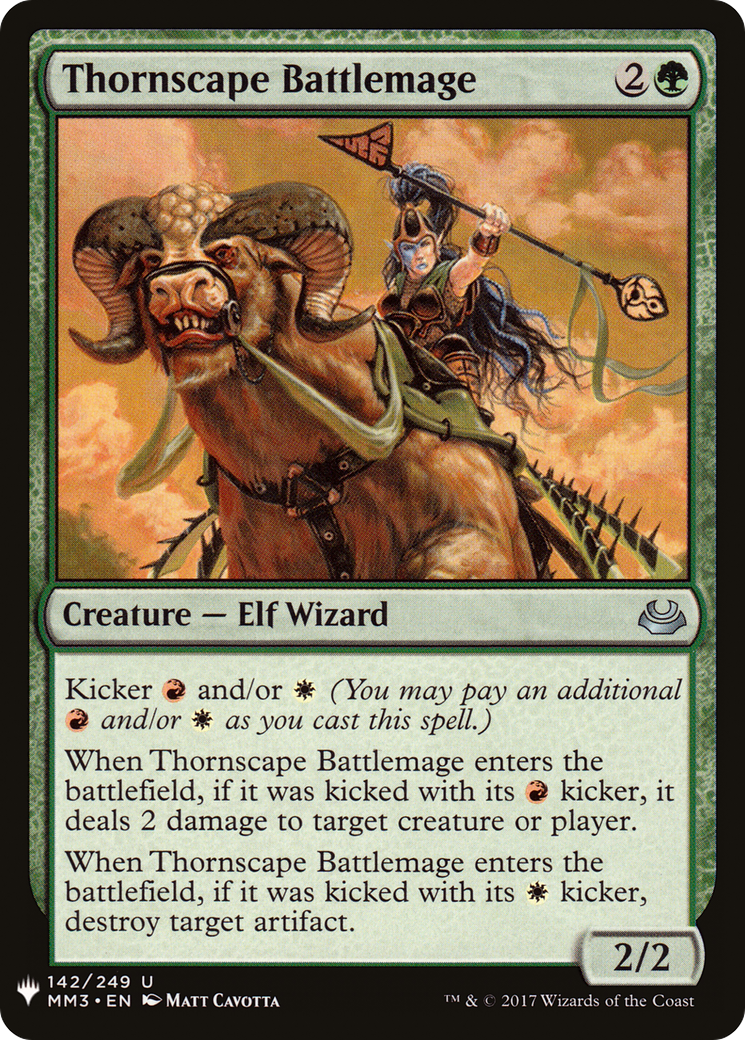 Thornscape Battlemage (LIST-MM3-142) [The List]