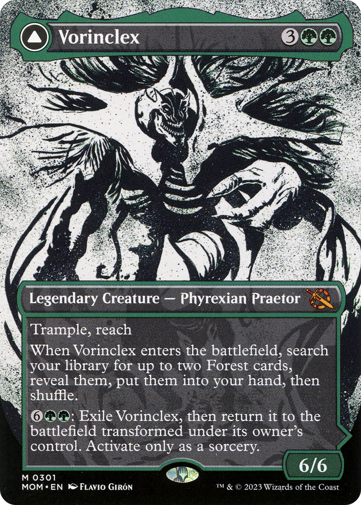 Vorinclex // The Grand Evolution (MOM-301) [March of the Machine]: (Showcase) (Borderless)