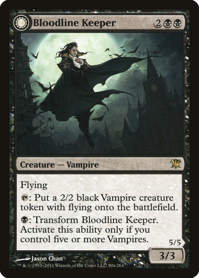 Bloodline Keeper // Lord of Lineage (ISD-090) [Innistrad]: (Double Faced Transform) Foil