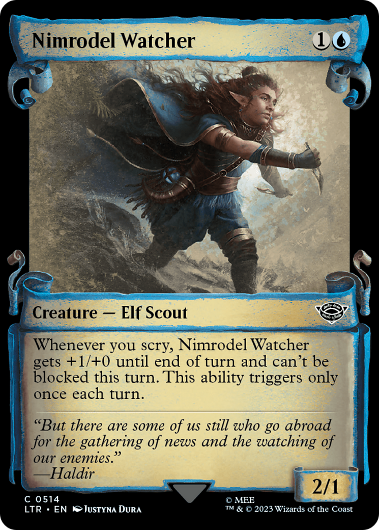 Nimrodel Watcher (LTR-514) [The Lord of the Rings: Tales of Middle-earth]: (Showcase) Foil