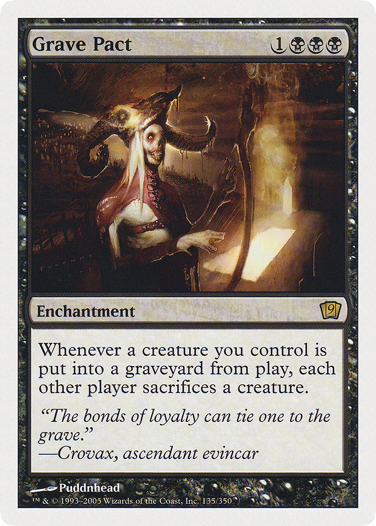 Grave Pact (9ED-135) [Ninth Edition] Foil