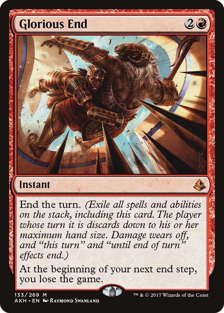 Glorious End (AKH-133) [Amonkhet] Foil