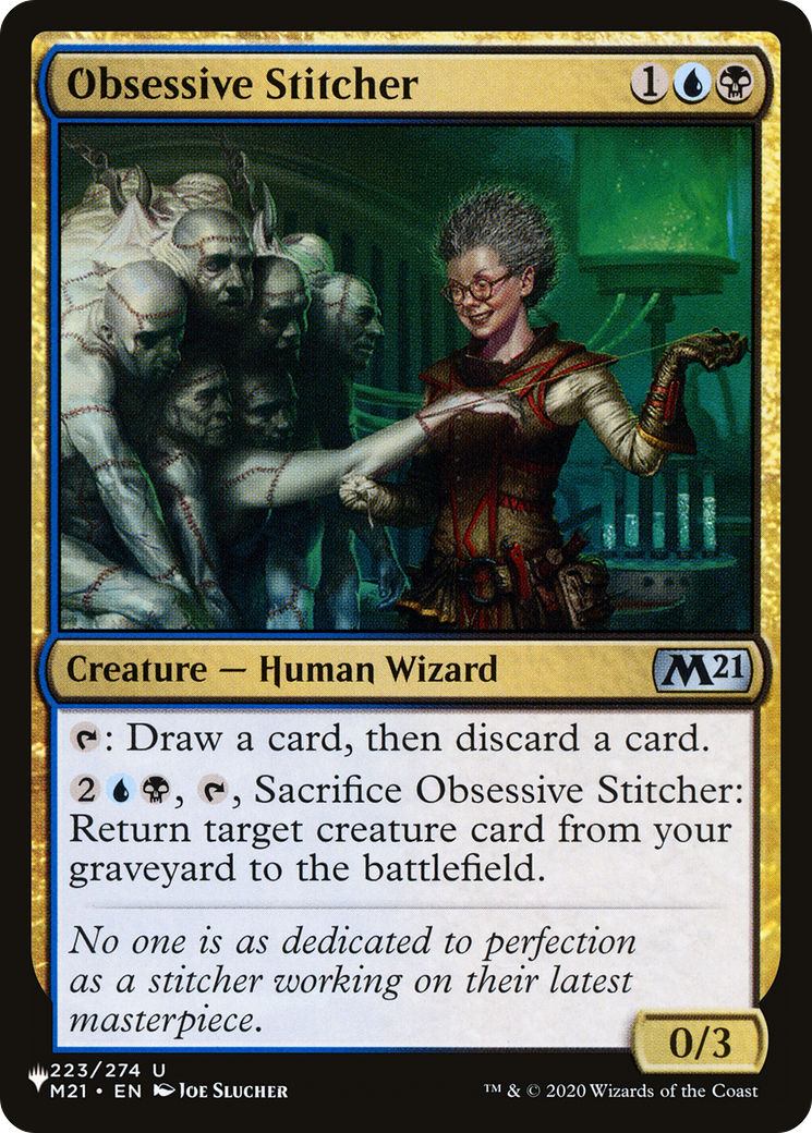 Obsessive Stitcher (LIST-M21-223) [The List]