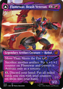 Flamewar, Brash Veteran (Shattered Glass) (BOT-024) (Borderless) [Transformers]