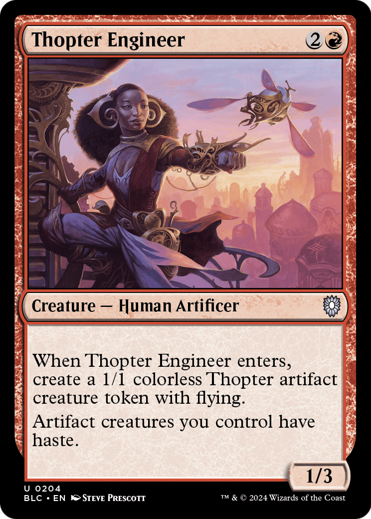 Thopter Engineer (BLC-204) [Bloomburrow Commander]