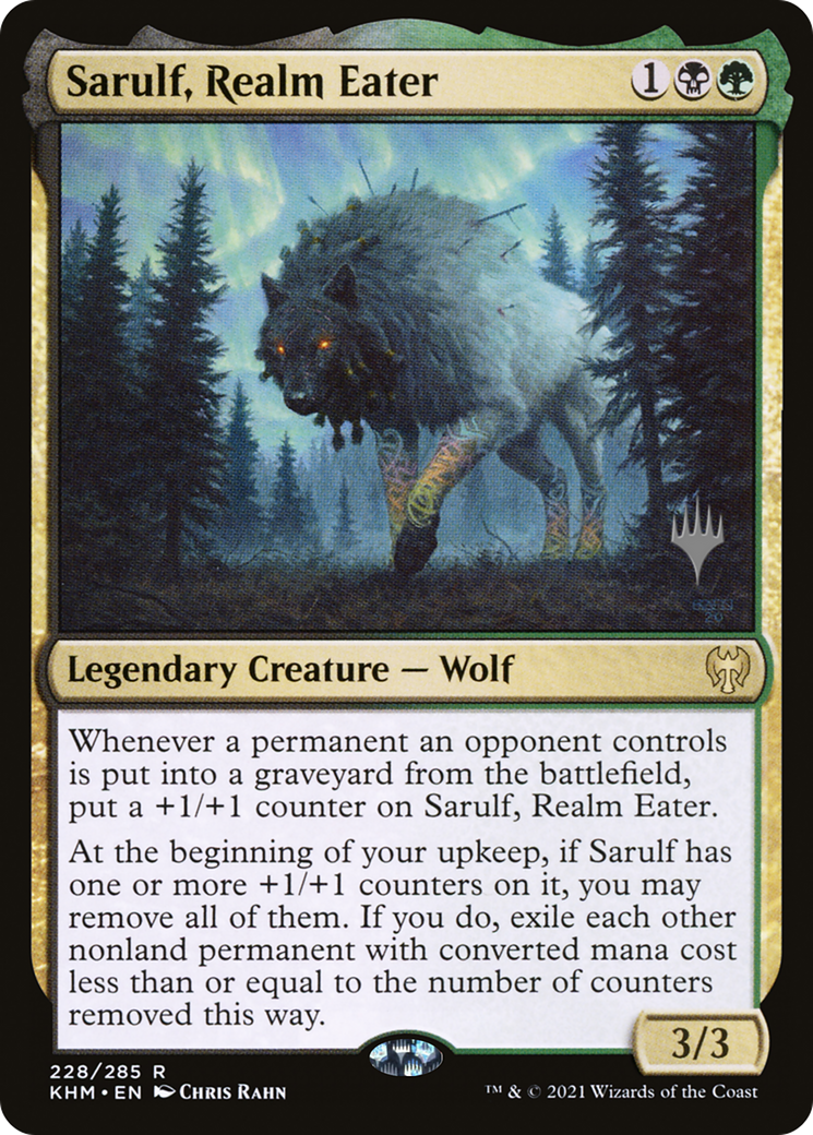 Sarulf, Realm Eater (PPKHM-228P) [Kaldheim Promos]