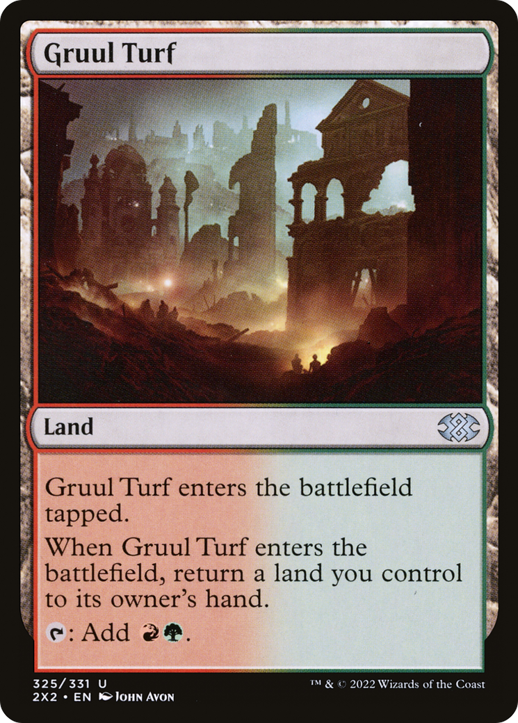 Gruul Turf (2X2-325) [Double Masters 2022] Foil