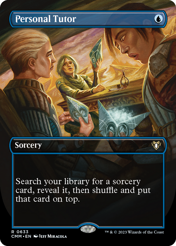 Personal Tutor (CMM-633) [Commander Masters] (Borderless) Foil